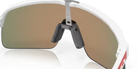 Oakley Sutro Lite Sunglasses Matte White Frame/ Prizm Ruby Lens OO9463-1839