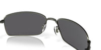 Oakley Square Wire Sunglasses Carbon Frame/ Gray Polarized Lens OO4075-04