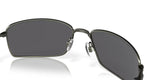 Oakley Square Wire Sunglasses Carbon Frame/ Gray Polarized Lens OO4075-04