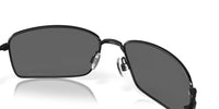 Oakley Square Wire Sunglasses Polished Black Frame/ Prizm Black Lens OO4075-1360