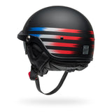 BELL Pit Boss Banner Matt Black/Red Jet/Half Helmet On-Road Street Motorcycle