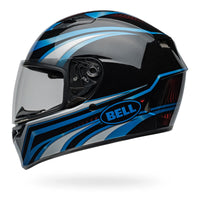 BELL Qualifier Motorcycle Street Helmet Conduit Blue/Black, Silver/Black
