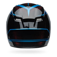 BELL Qualifier Motorcycle Street Helmet Conduit Blue/Black, Silver/Black