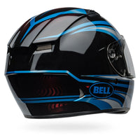 BELL Qualifier Motorcycle Street Helmet Conduit Blue/Black, Silver/Black