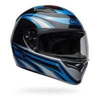 BELL Qualifier Motorcycle Street Helmet Conduit Blue/Black, Silver/Black