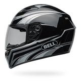 BELL Qualifier Motorcycle Street Helmet Conduit Blue/Black, Silver/Black