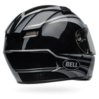 BELL Qualifier Motorcycle Street Helmet Conduit Blue/Black, Silver/Black