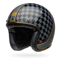 BELL Custom 500 Jet/Half Helmet RSD Wreakers Gloss Black/Gold Cruiser OnRoad Touring