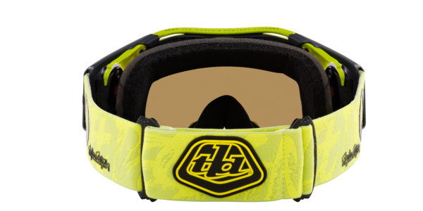 troy lee designs goggles mtb Oakley Airbrake MTB Troy Lee Designs Series Goggles Revel Yellow Strap – Motor Sports Zone