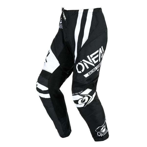O'Neal Mens Adult Element Warhawk V.24 Pant Black/White E023-333* MX/Motocross