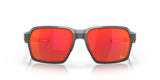 Oakley Parlay Moto GP Collection Sunglasses Matte Carbon Frame/ Prizm Ruby Lens OO4143-1158