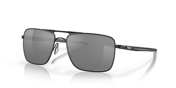 Oakley Gauge 6 Titanium Sunglasses Satin Black Frame/ PRIZM Black Polarized Lens