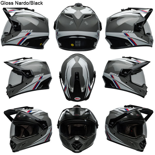 bell dual sport helmets BELL MX-9 Adventure Mips Dual Sport Helmet Alpine Off Road/Motocross – Motor Sports Zone