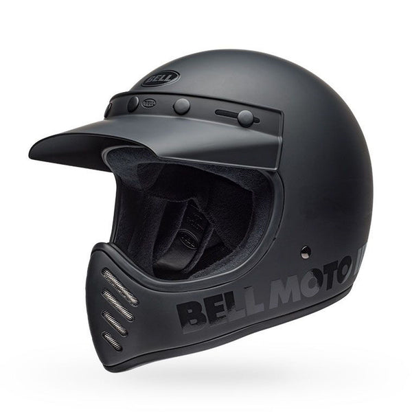 BELL Moto-3 Classic Helmet Gloss Black, Matte/Gloss Blackout, Red, Whi – Motor Sports Zone