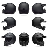 BELL Moto-3  Classic Helmet Gloss Black, Matte/Gloss Blackout, Red, White