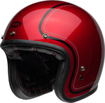 BELL Custom 500 Chief Jet/Half Helmet Gloss Candy Red Cruiser On-Road Touring