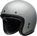 BELL Custom 500 Apex Jet/Half Helmet Gloss Silver Flake Cruiser On-Road Touring