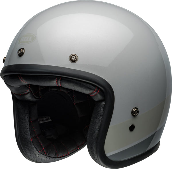 BELL Custom 500 Apex Jet/Half Helmet Gloss Silver Flake Cruiser On-Road Touring