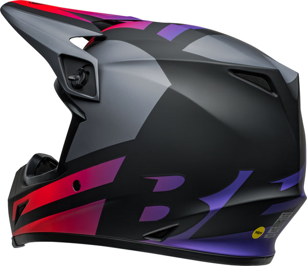 bell matte black dirt bike helmet BELL MX-9 Mips Alter Ego Helmet Matte Black/Red Off-Road/Motocross/Dir – Motor Sports Zone