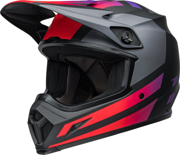 bell matte black dirt bike helmet BELL MX-9 Mips Alter Ego Helmet Matte Black/Red Off-Road/Motocross/Dir – Motor Sports Zone