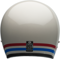 BELL Custom 500 Stripes Jet/Half Helmet Gloss Pearl White Cruiser OnRoad Touring