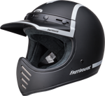 BELL Moto-3  Fasthouse Old Road Helmet Matte/Gloss Black/White