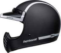 BELL Moto-3  Fasthouse Old Road Helmet Matte/Gloss Black/White