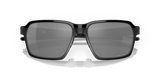 Oakley Parlay Sunglasses Matte Black Frame/ Prizm Black Polarized Lens OO4143-0458
