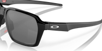 Oakley Parlay Sunglasses Matte Black Frame/ Prizm Black Polarized Lens OO4143-0458