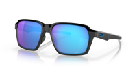 Oakley Parlay Sunglasses Steel Frame/ Prizm Sapphire Polarized Lens OO4143-0558