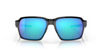 Oakley Parlay Sunglasses Steel Frame/ Prizm Sapphire Polarized Lens OO4143-0558