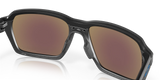 Oakley Parlay Sunglasses Steel Frame/ Prizm Sapphire Polarized Lens OO4143-0558