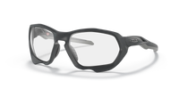 Oakley Plazma Sunglasses Matte Carbon Frame/ Clear to Black Iridium Photochromic Lens OO9019-0559