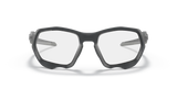 Oakley Plazma Sunglasses Matte Carbon Frame/ Clear to Black Iridium Photochromic Lens OO9019-0559