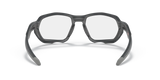 Oakley Plazma Sunglasses Matte Carbon Frame/ Clear to Black Iridium Photochromic Lens OO9019-0559
