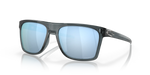 Oakley Leffingwell Sunglasses Crystal Black Frame/ Prizm Deep Water Polarized Lens OO9100-0557