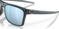 Oakley Leffingwell Sunglasses Crystal Black Frame/ Prizm Deep Water Polarized Lens OO9100-0557