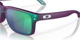 Oakley Holbrook Sunglasses TLD Matte Purple Green Shift Frame/ PRIZM Jade Lens