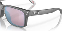 Oakley Holbrook Sunglasses Steel Frame/ PRIZM Snow Sapphire Lens