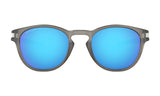 Oakley Latch Sunglasses Matte Grey Ink Frame/ Prizm Sapphire Polarized Lens OO9265-3253