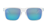 Oakley Holbrook XL Sunglasses POLISHED CLEAR Frame/ PRIZM SAPPHIRE POLAR Lens