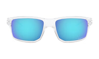 Oakley GIBSTON Sunglasses Polished Clear Frame/ Prizm Sapphire Lens