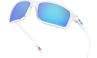 Oakley GIBSTON Sunglasses Polished Clear Frame/ Prizm Sapphire Lens