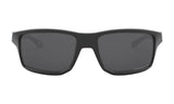 Oakley GIBSTON Sunglasses Matte Black Frame/ Prizm Black Polarized Lens