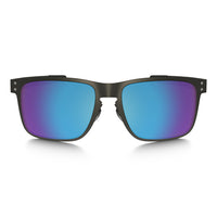 Oakley Holbrook Metal Sunglasses Matte Gunmetal Frame/ Prizm Sapphire Polarized Lens