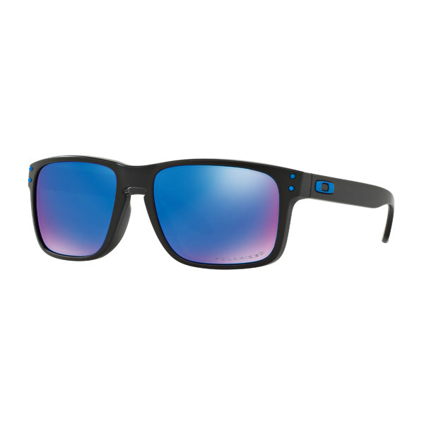 Oakley Holbrook Sunglasses Matte Black Frame/ Sapphire Iridium Polarized Lens