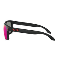 Oakley Holbrook Sunglasses Matte Black Frame/ Positive Red Iridium Lens