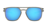 Oakley Latch Beta Sunglasses Matte Grey Ink Frame/ Prizm Sapphire Polarized Lens OO9436-0654