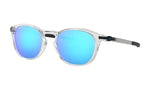 Oakley Pitchman R Sunglasses Polished Clear Frame/ Prizm Sapphire Lens OO9439-0450