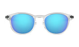 Oakley Pitchman R Sunglasses Polished Clear Frame/ Prizm Sapphire Lens OO9439-0450